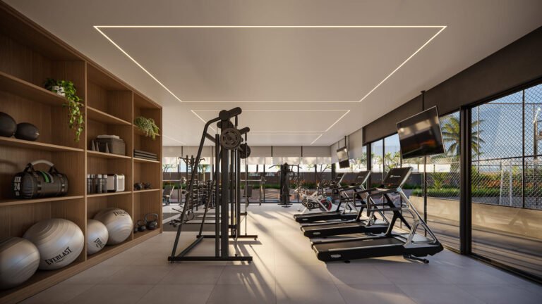 Academia equipada do Orla da Barra