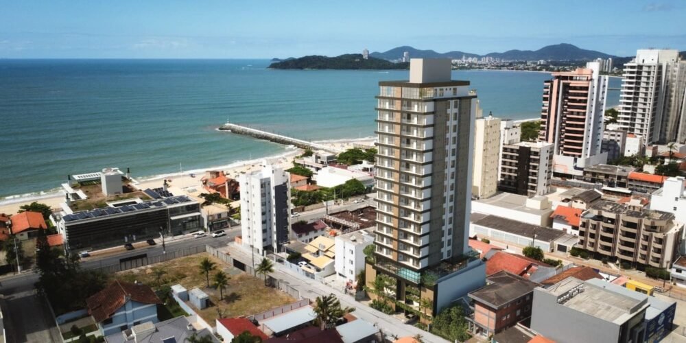 Vista Externa Projeção do Terreno do Grace Bay Residence