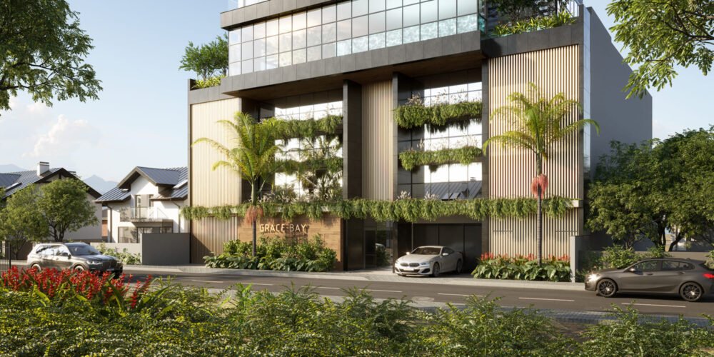 Fachada do Grace Bay Residence