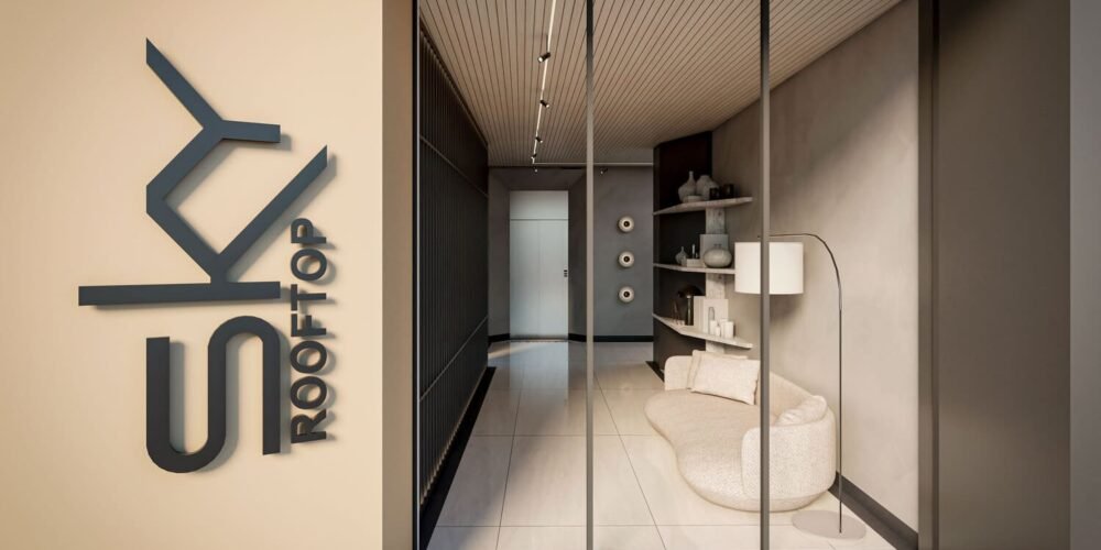 Entrada do Sky Rooftop