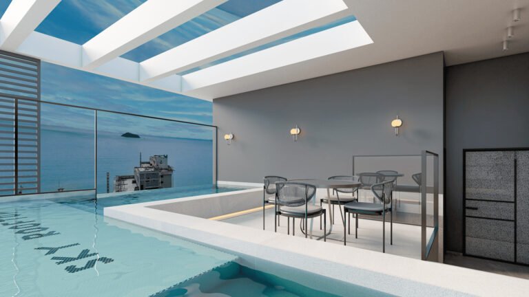 Piscina com Vista Panorâmica do Sky Rooftop