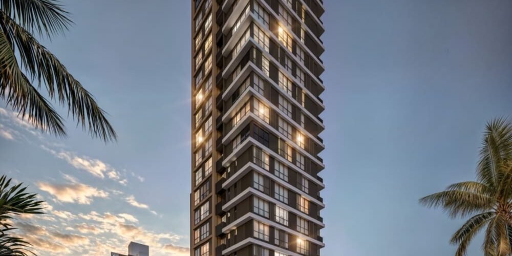 Torres do Sky Rooftop ao entardecer